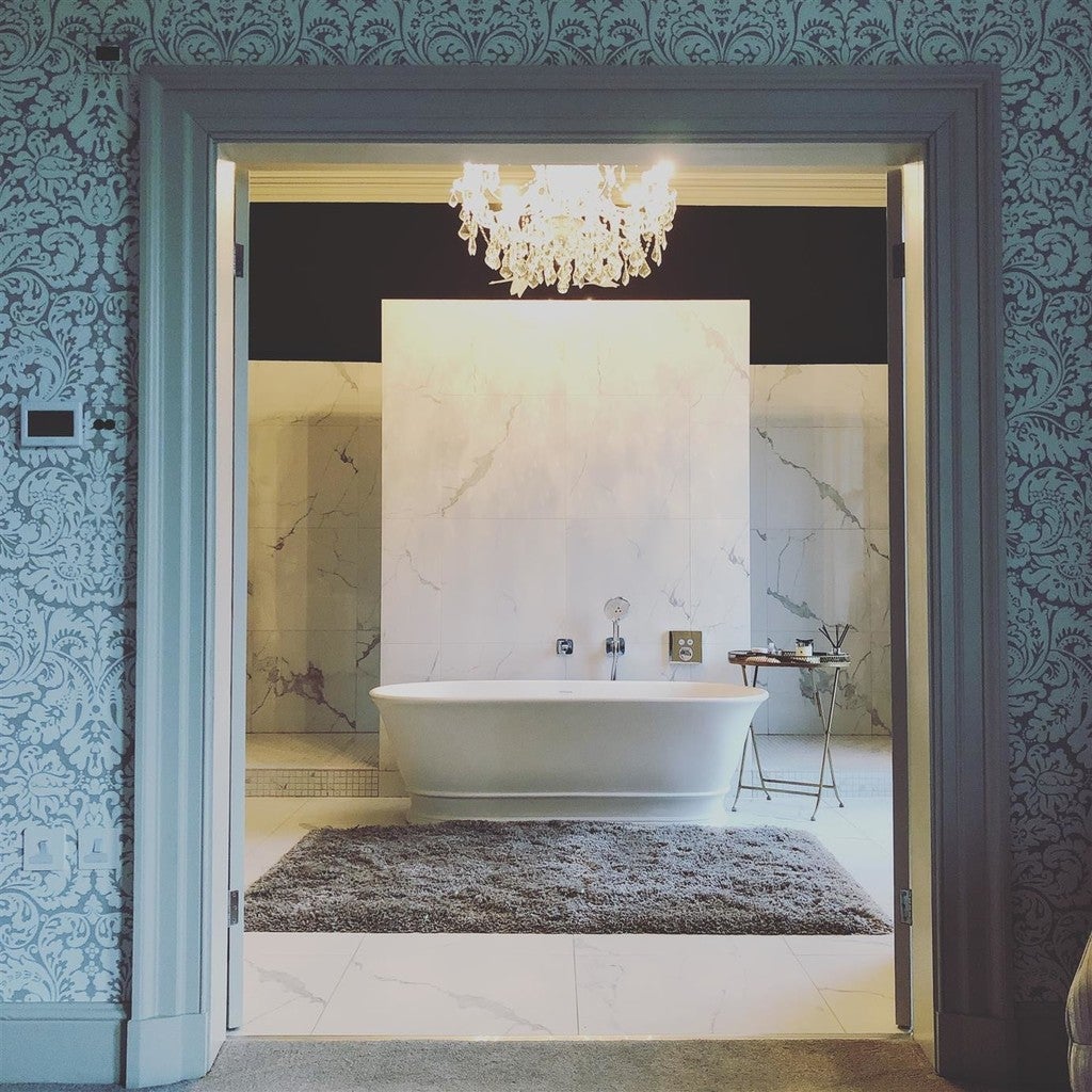 Silvergate Wallpaper - Inchyra Blue - 883 - Farrow & Ball