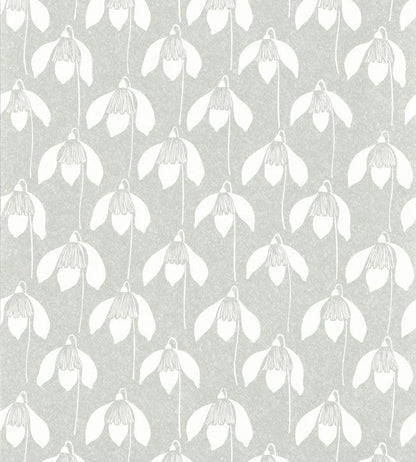 Snowdrop Wallpaper - Pewter - NART112813 - Scion
