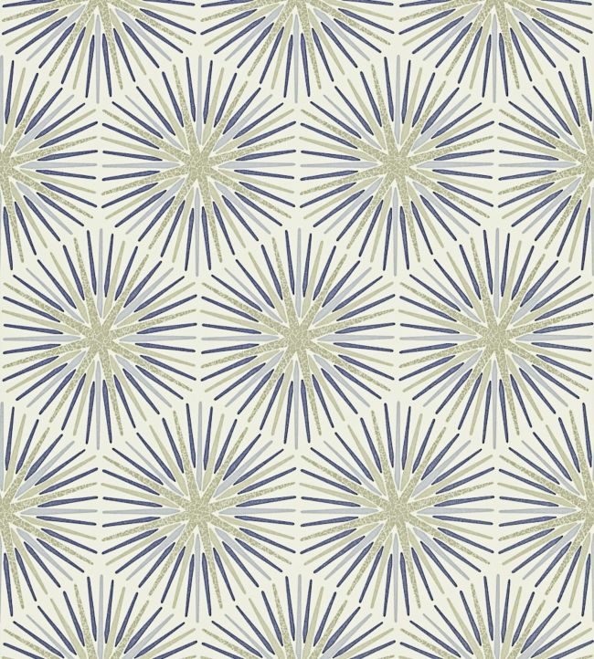 Spark Wallpaper - Sapphire - ZQUA310993 - Zoffany