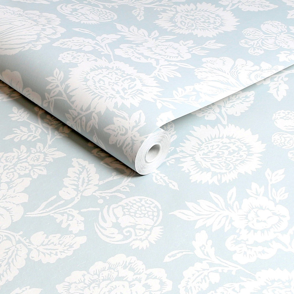 Stipple Wallpaper - Blue - Shabby Chic