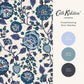 Strawberry Garden Wallpaper - Blue - 125498 - Cath Kidston