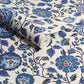 Strawberry Garden Wallpaper - Blue - 125498 - Cath Kidston