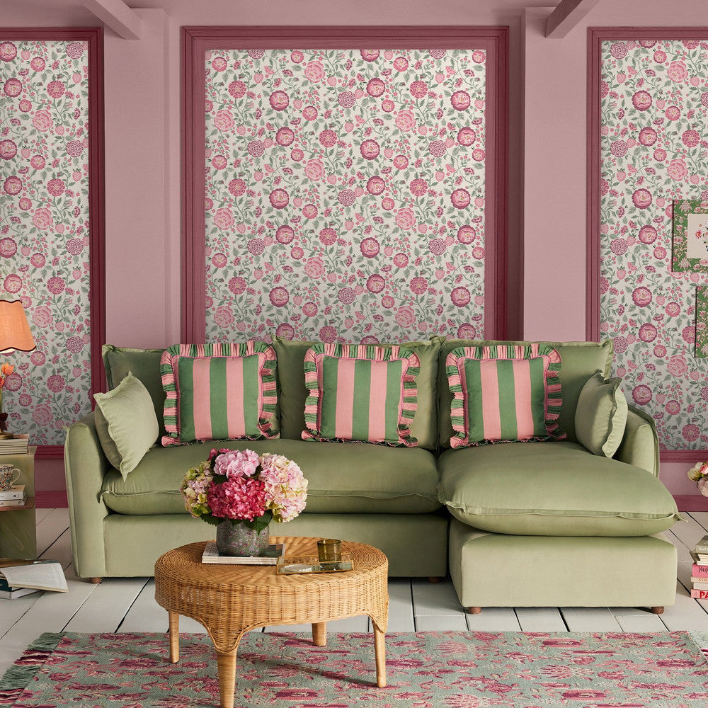 Strawberry Garden Wallpaper - Pink - 125499 - Cath Kidston