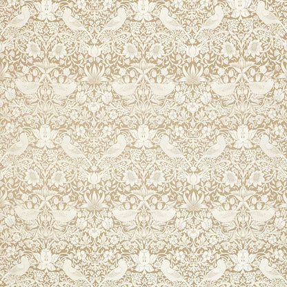 Strawberry Thief Jacquard Fabric - Linen - F1746/03 - Clarke & Clarke