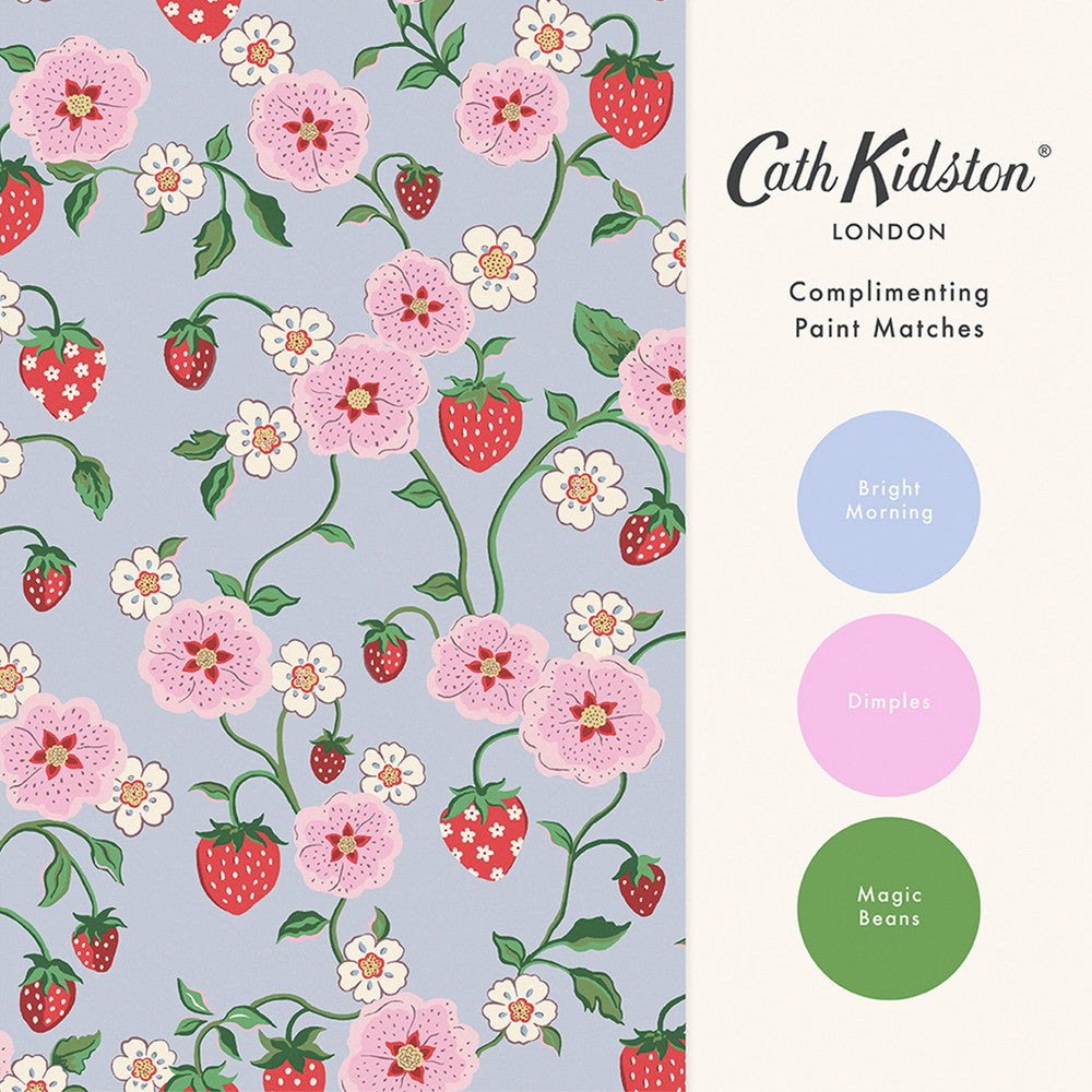 Strawberry Wallpaper - Multi - 125532 - Cath Kidston