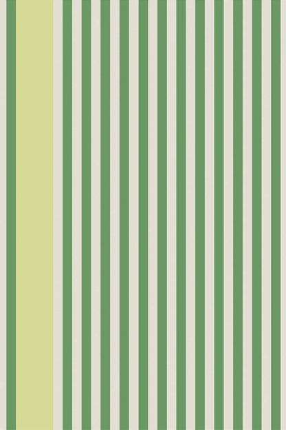 Stripe Wallpaper - Raw Tomatillo - 6102