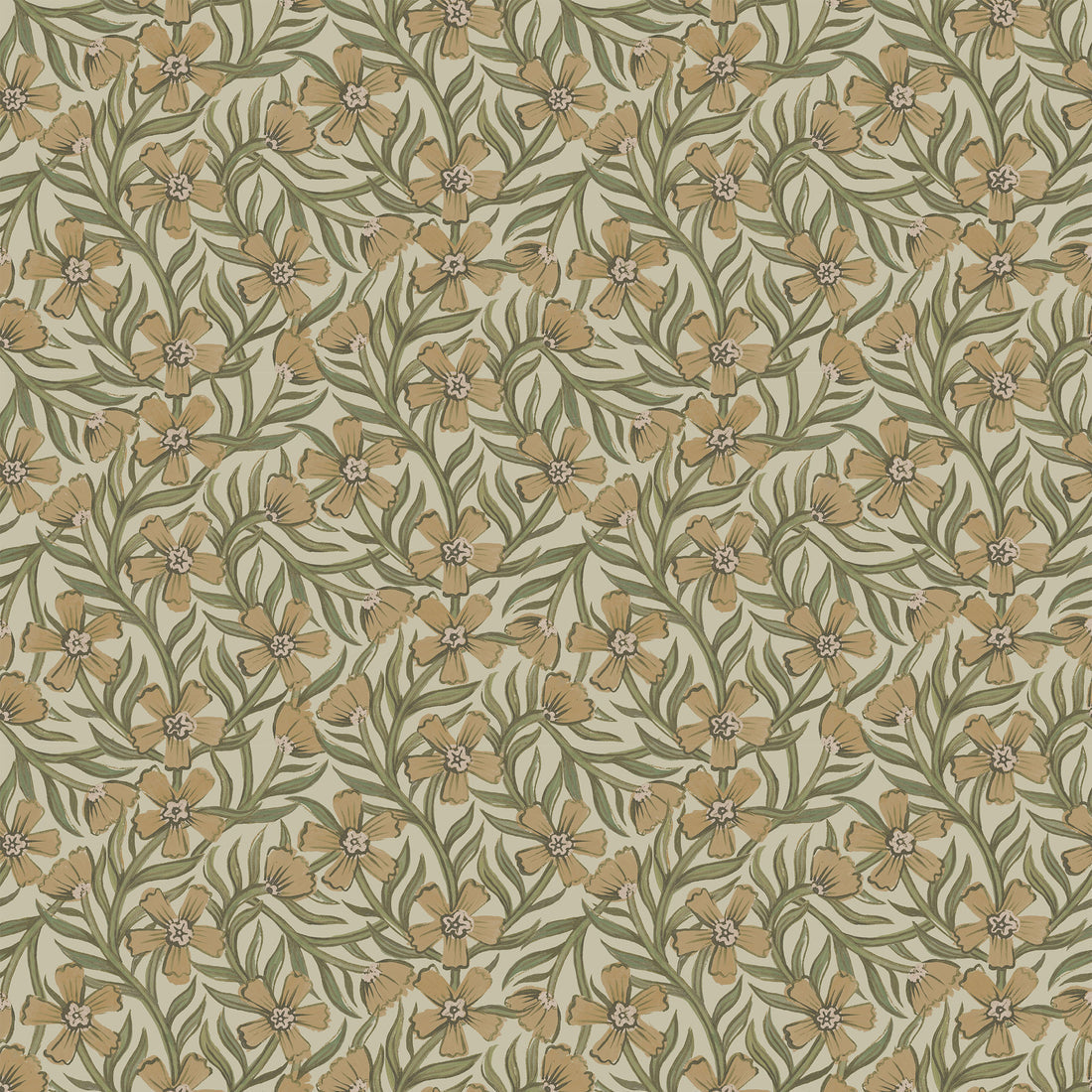 Sweet India Wallpaper - Beige - Summer Gray
