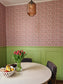 Sweet India Wallpaper - Pink - Summer Gray
