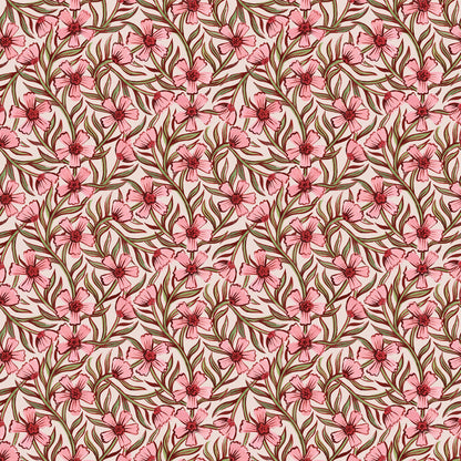 Sweet India Wallpaper - Pink - Summer Gray
