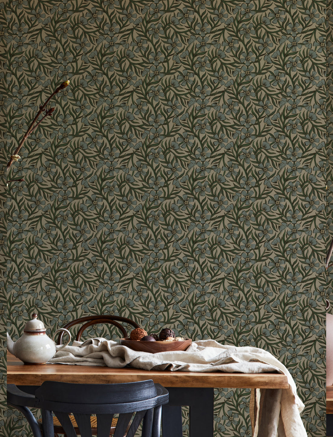 Sweet India Wallpaper - Sky - Summer Gray
