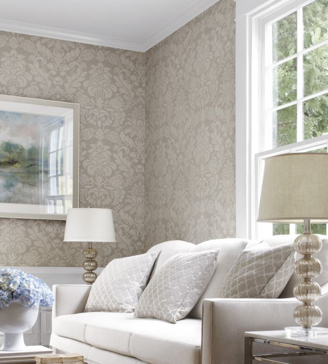 Lyndon Damask Wallpaper