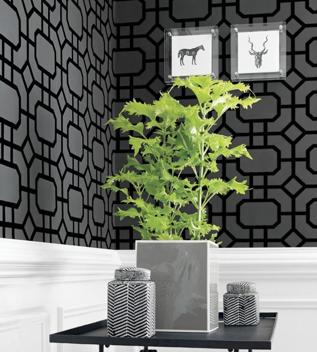 Portier Flock Wallpaper