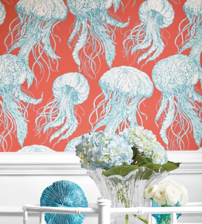 Jelly Fish Bloom Wallpaper