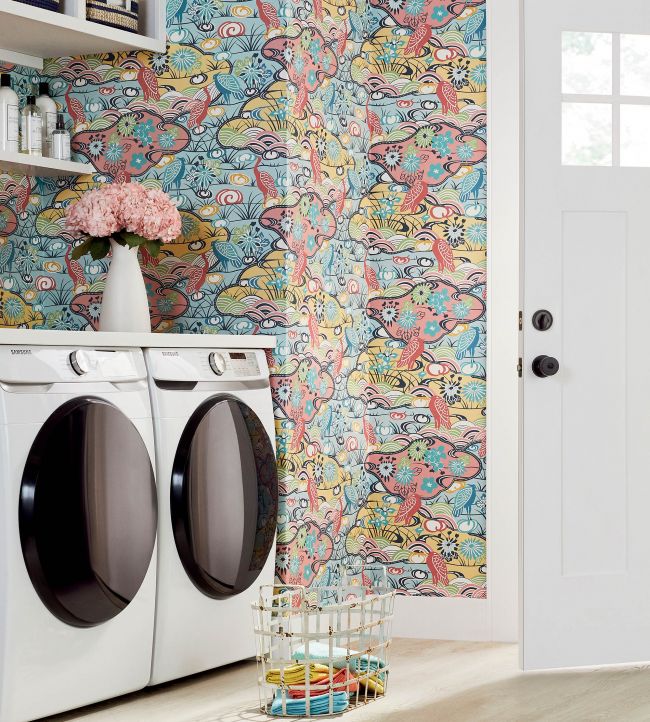 Heron Stream Wallpaper