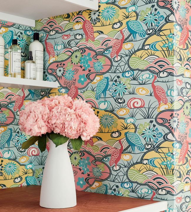 Heron Stream Wallpaper