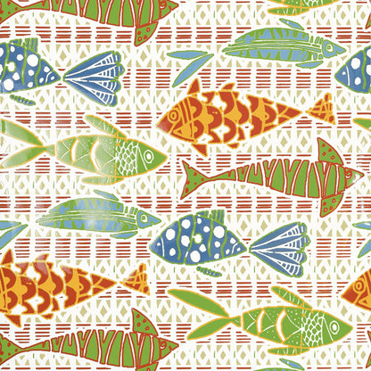 Batik Fish Wallpaper