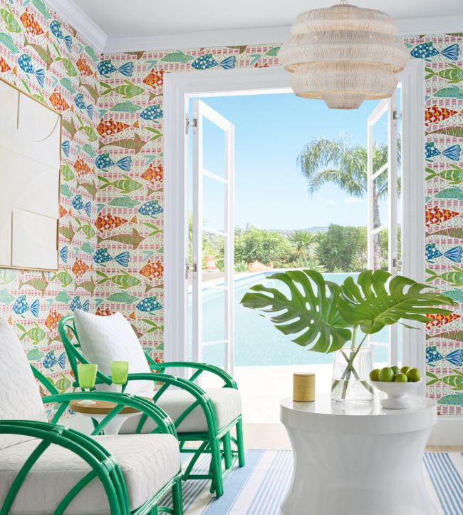 Batik Fish Wallpaper