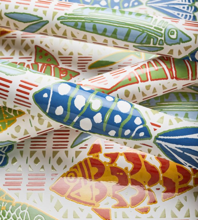 Batik Fish Wallpaper
