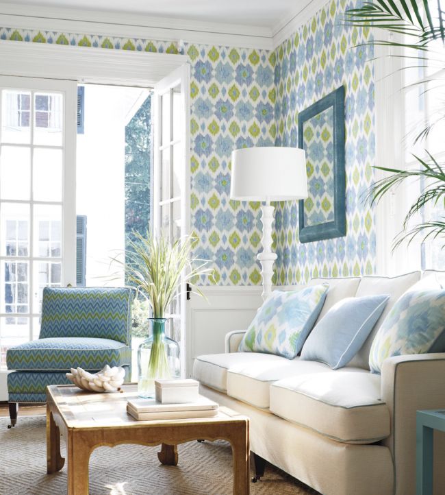 Bimini Ikat Wallpaper