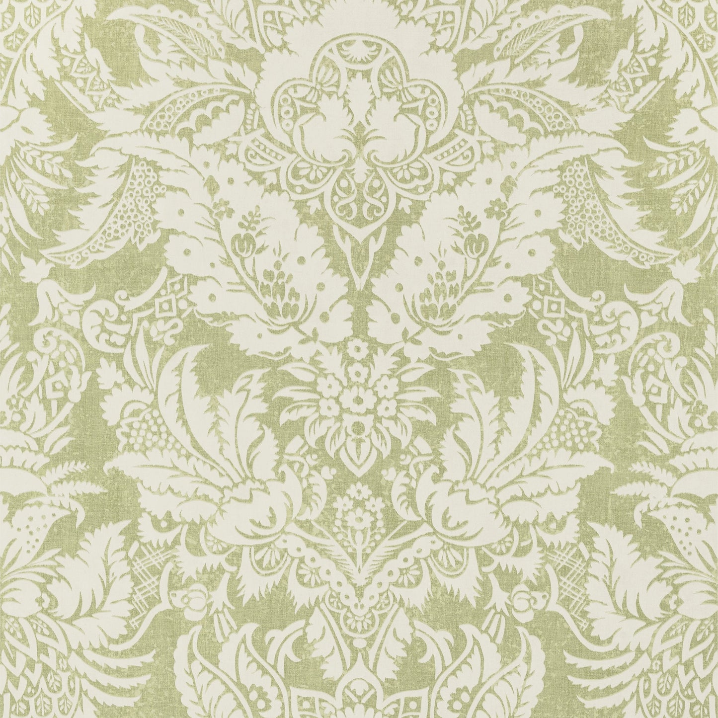 Chardonnet Damask Wallpaper