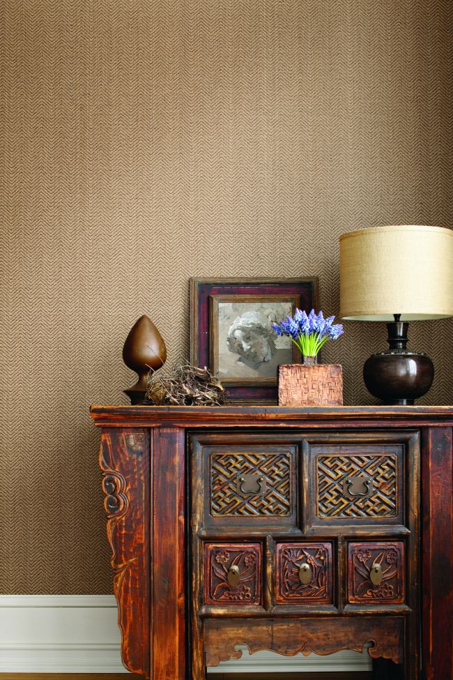 Herringbone Weave Wallpaper