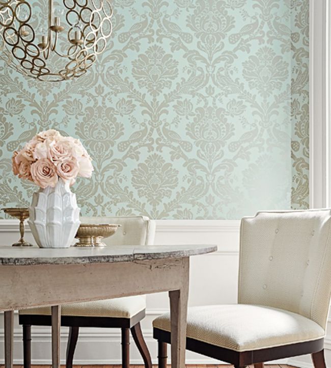 Passaro Damask Wallpaper