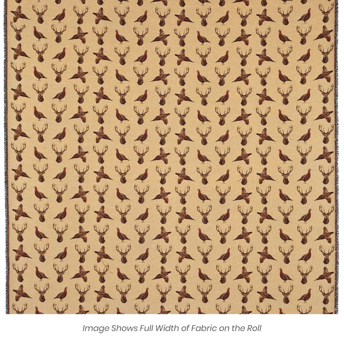 Highland Beige Tapestry Fabric