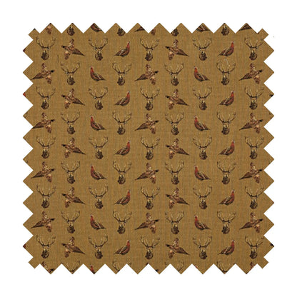 Highland Earth Tapestry Fabric - Sand