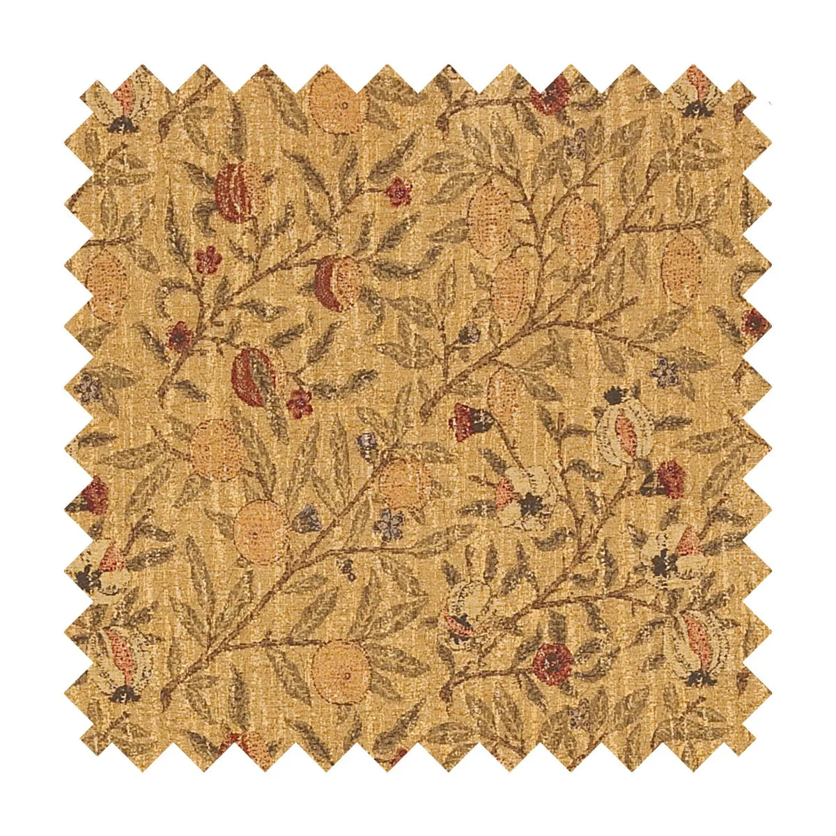 Morris Fruit Tapestry Fabric - Sand