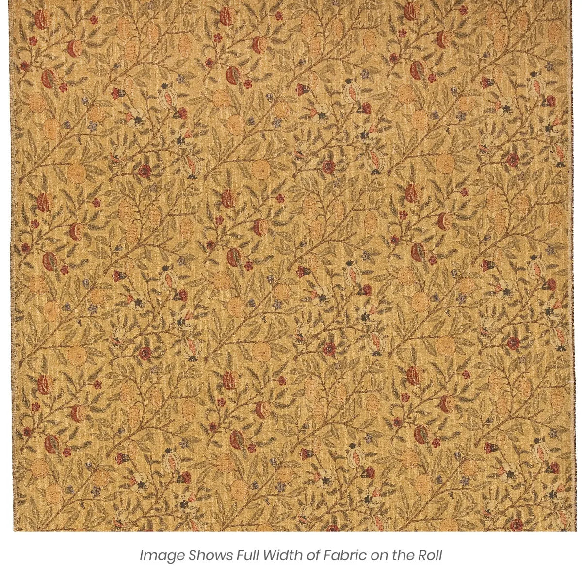 Morris Fruit Tapestry Fabric - Sand