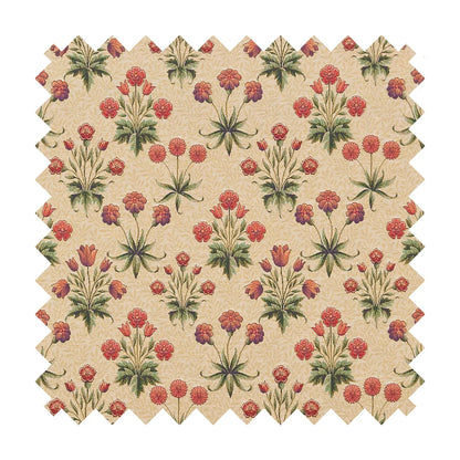 Morris Daisies Tapestry Fabric - Green