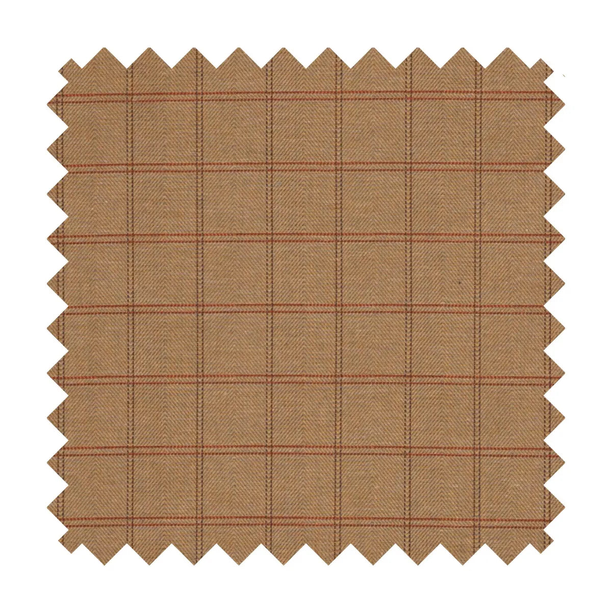 Country Plaid Tapestry Fabric - Sand