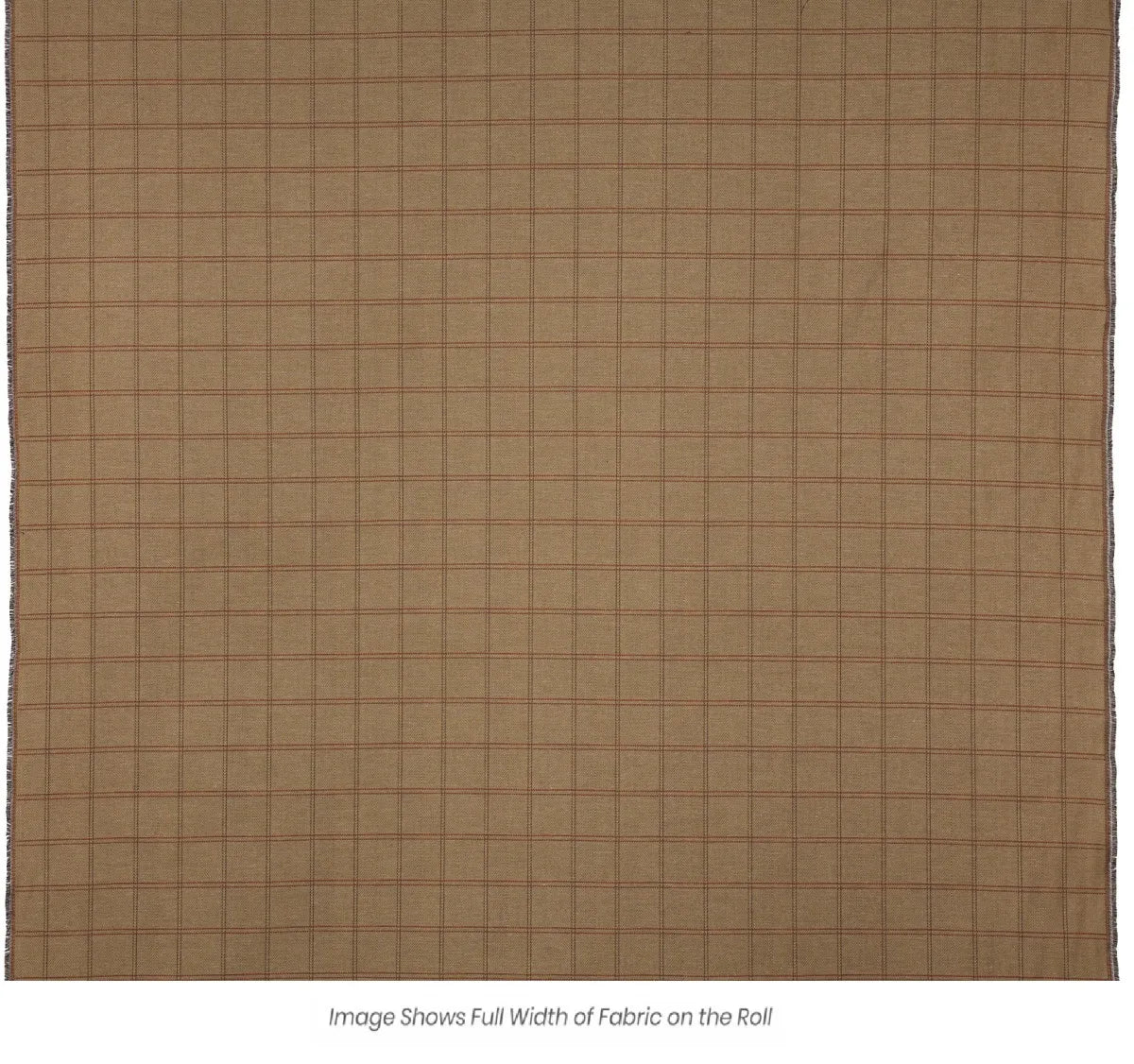 Country Plaid Tapestry Fabric - Sand