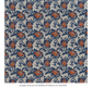 Morris Anemone Blue Rust Tapestry Fabric