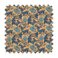 Morris Anemone Gold Blue Tapestry Fabric