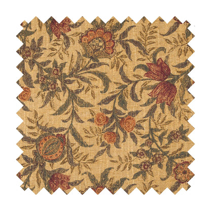 Pomegranate Large Tapestry Fabric - Gold