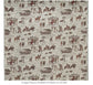 Bayeux Tapestry Fabric - Gray