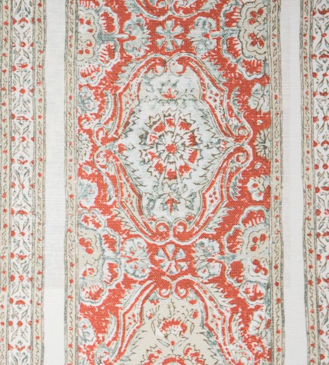 Pedana Stripe Fabric - Orange