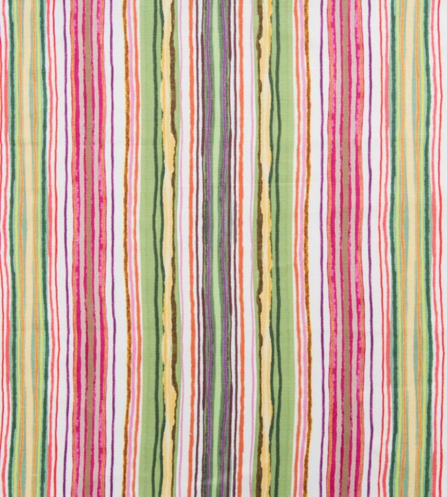 Garden Stripe Fabric - Pink