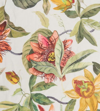 Passion Flower Fabric - Multicolor