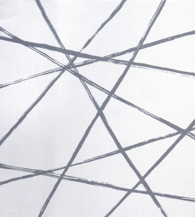 Lines Fabric - Silver