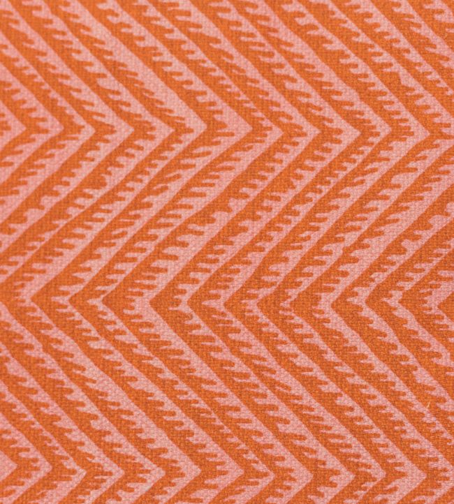 Herringbone Resist Fabric - Orange
