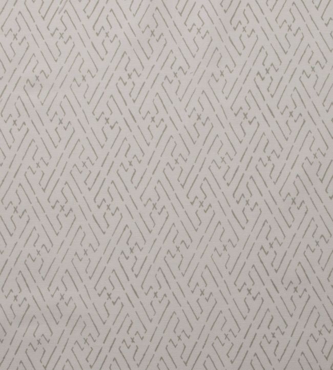 Trellis Fabric - Silver