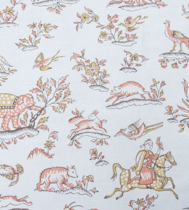 Gujarat Safari Fabric - Pink