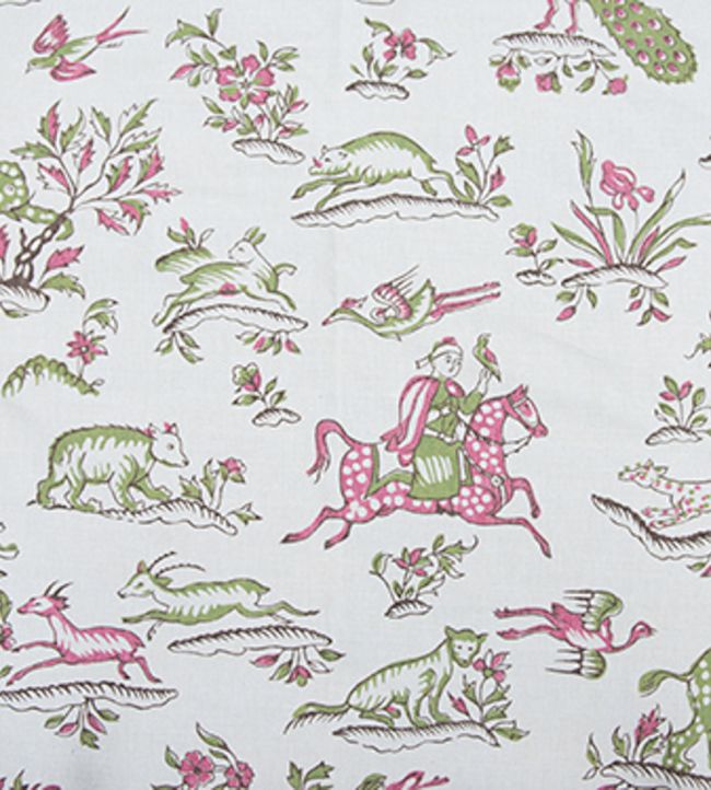 Gujarat Safari Fabric - Green