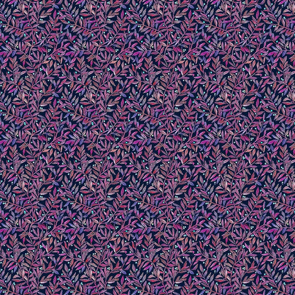 Torquay Fig Navy Lomond Pima Lawn Cotton - Dress Fabric