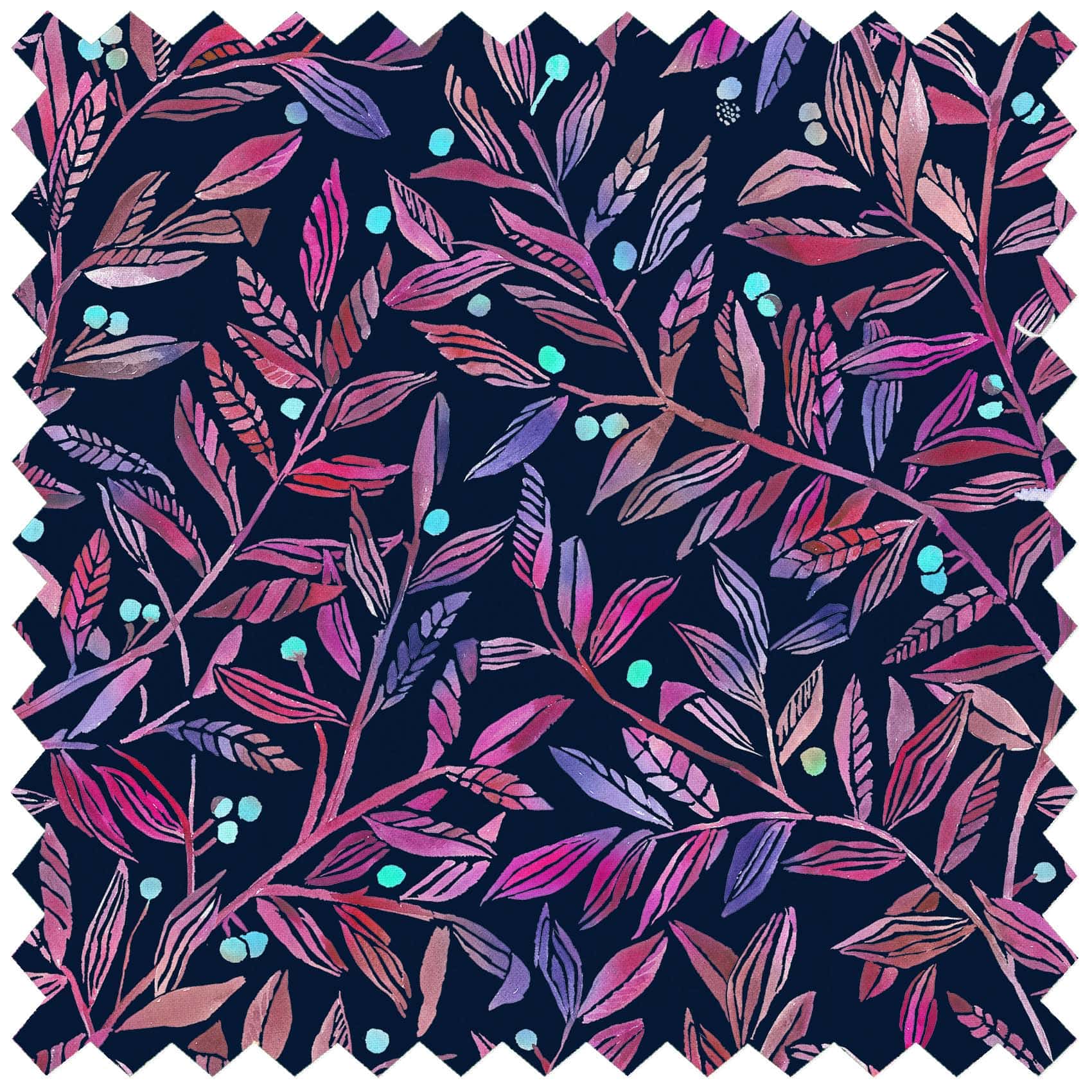 Torquay Fig Navy Lomond Pima Lawn Cotton - Dress Fabric