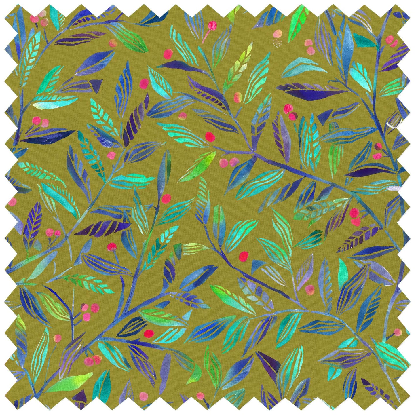 Torquay Gooseberry Gold Lomond Pima Lawn Cotton - Dress Fabric