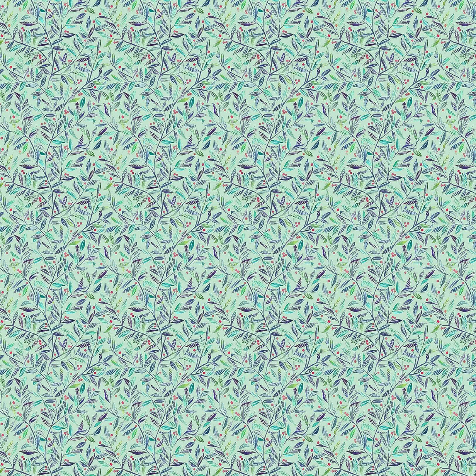 Torquay Gooseberry Mint Lomond Pima Lawn Cotton - Dress Fabric