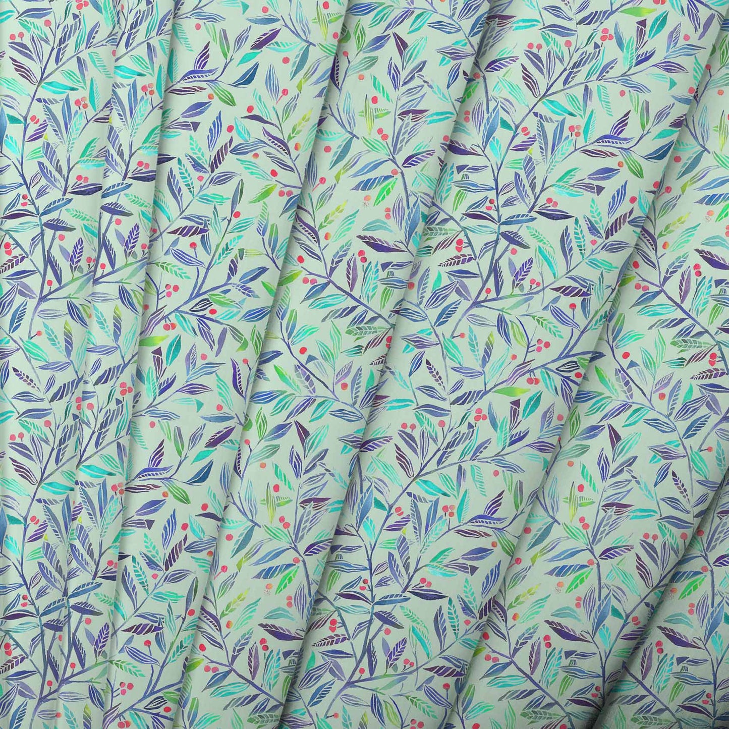 Torquay Gooseberry Mint Lomond Pima Lawn Cotton - Dress Fabric